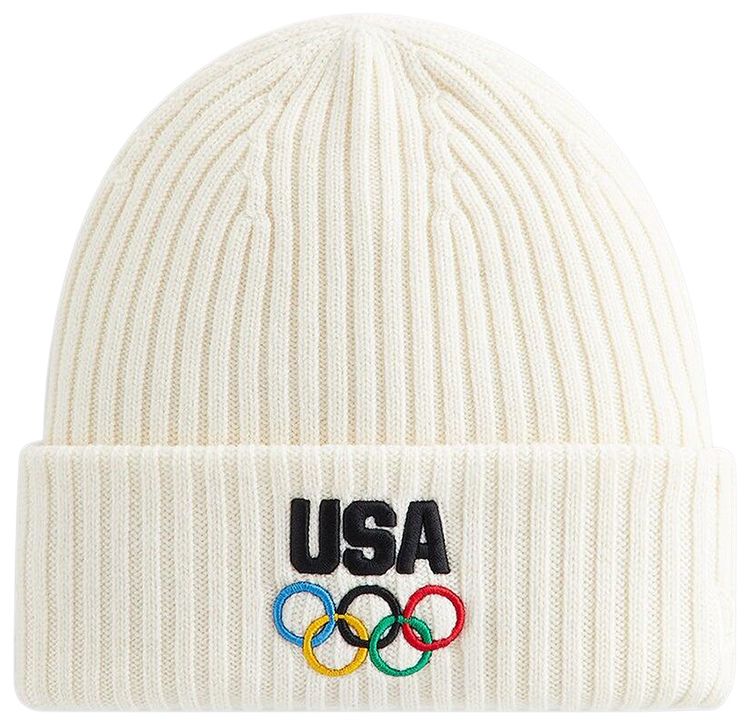 Kith x New Era For Team Usa Knit Mia Beanie Sandrift