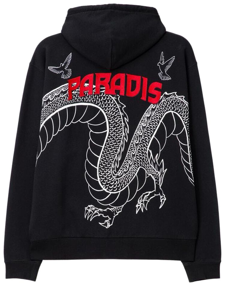 3PARADIS x Bruce Lee Dragon Hooded Sweater BlackBl Print