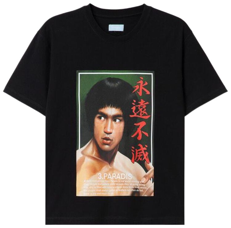 3PARADIS x Bruce Lee T Shirt True Black