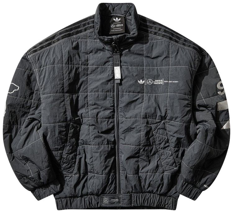 adidas x Bad Bunny x Mercedes AMG F1 Racing Jacket Solid Grey