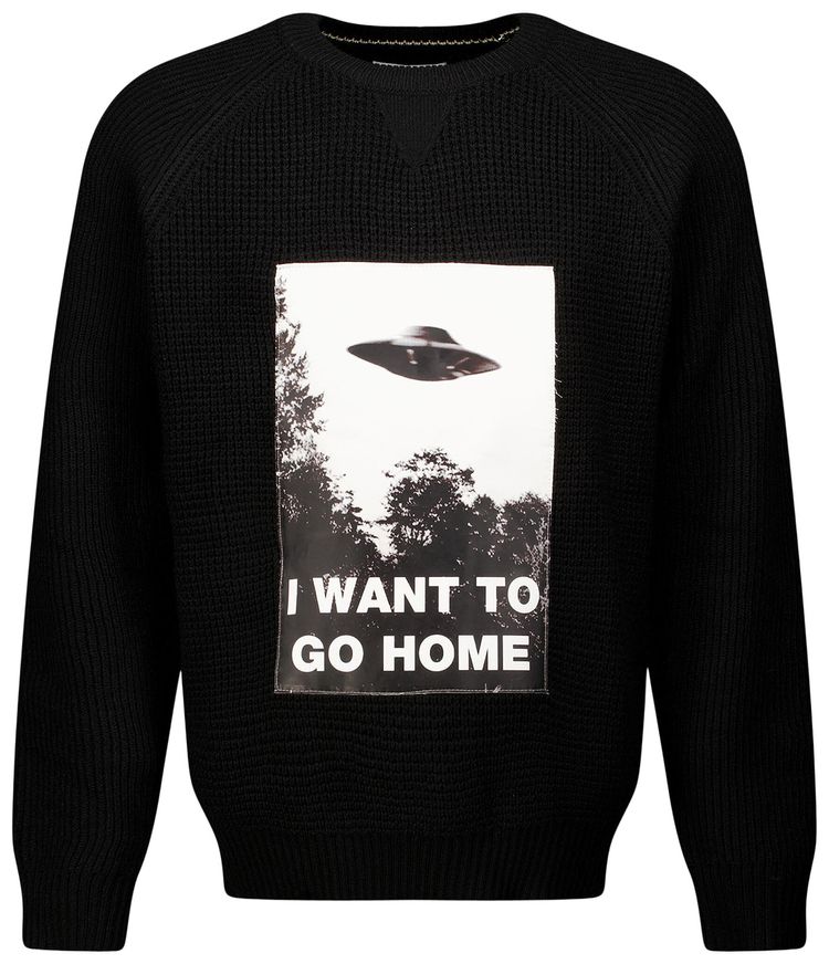 Anti Social Social Club Go Home Sweater Black