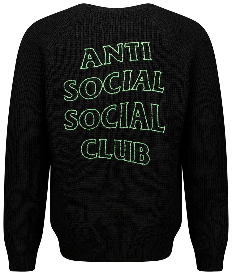 Anti Social Social Club Go Home Sweater Black