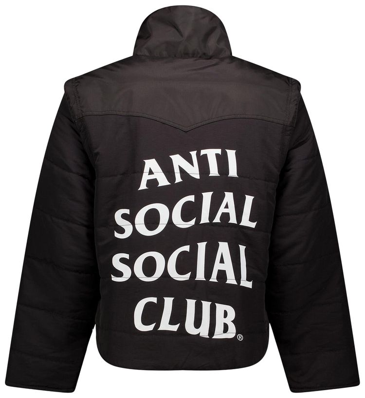 Anti Social Social Club Vintage Ski Jacket Black