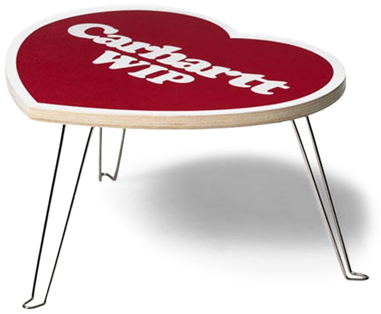 Carhartt WIP Heart Folding Table ScarletWhite