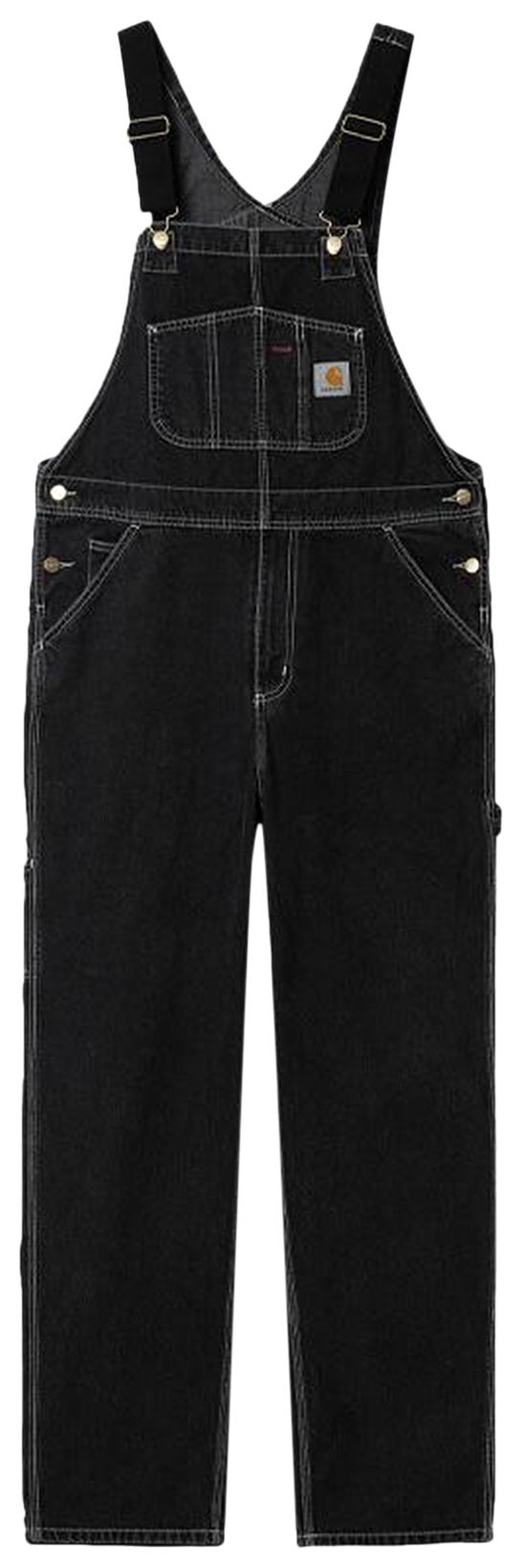 Carhartt WIP Bib Overall Stone Washed Black