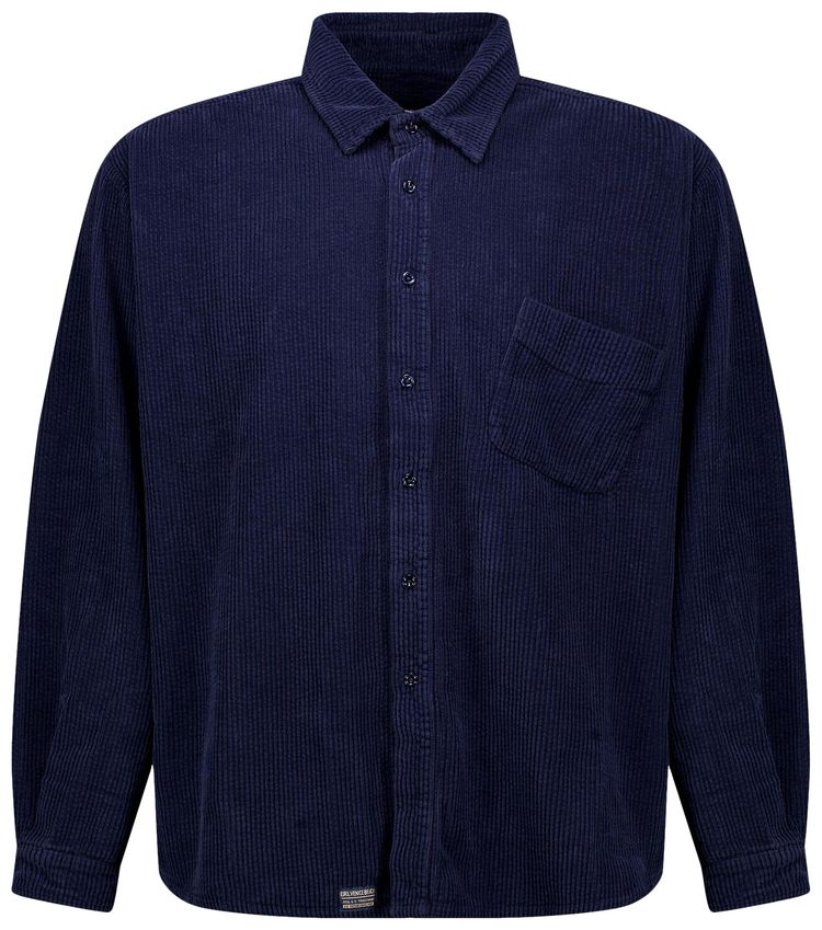 ERL Corduroy Overshirt Woven Navy