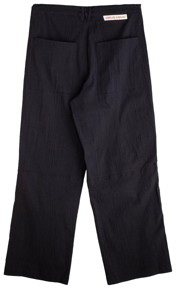 Jungles Seersucker Cargo Pant Black