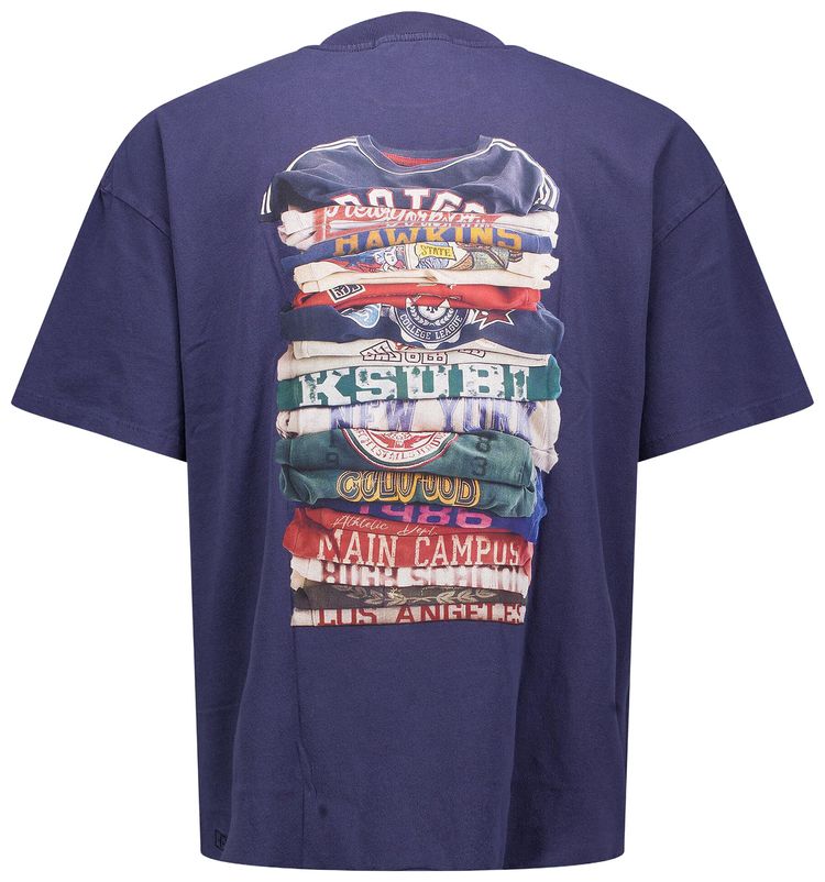 Ksubi Stacks Boyfriend Tee Dark Blue