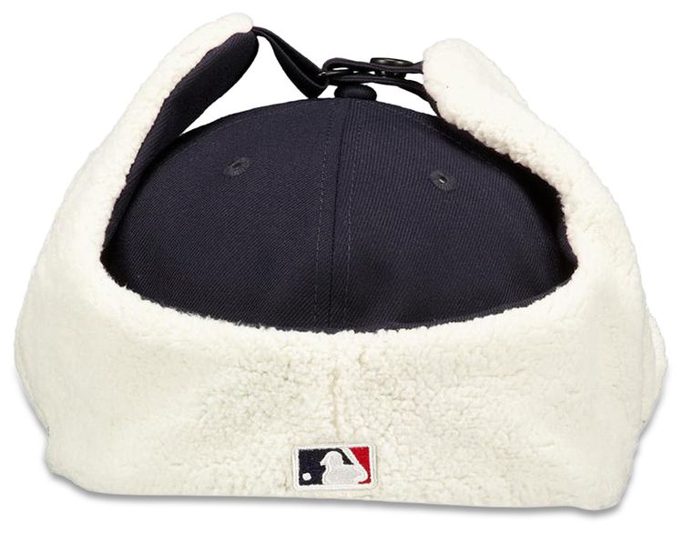 New Era Atlanta Braves Trapper Fitted Hat Navy