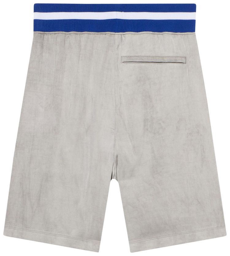 Off White Dyed VI Sat 00 Loose Shorts Flint GreyElectric Blue