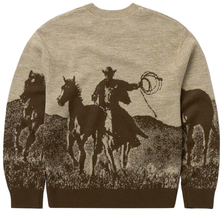 One Of These Days Spirit Of The Planes Knit Sweater Brown