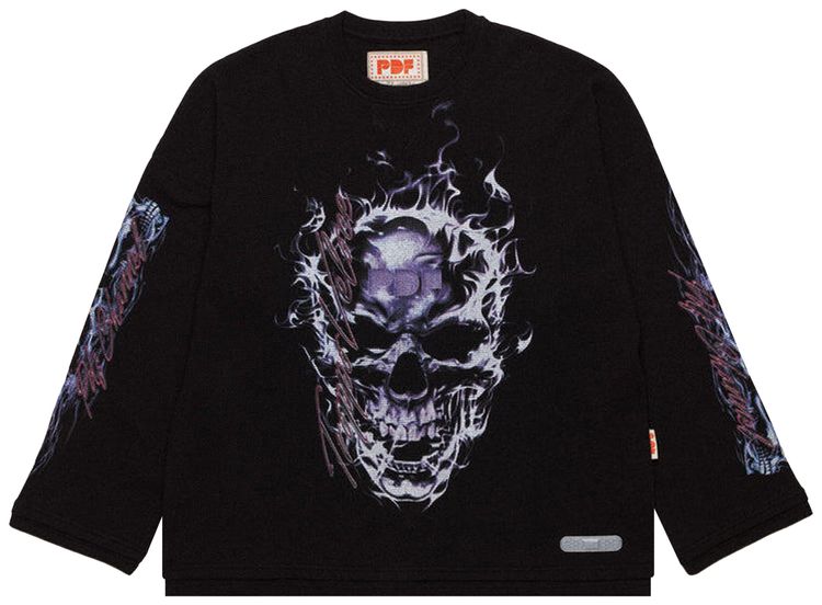 PDF Skull Long Sleeve BlackSkulls