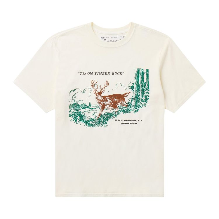 One Of These Days Old Timber Buck T Shirt Bone