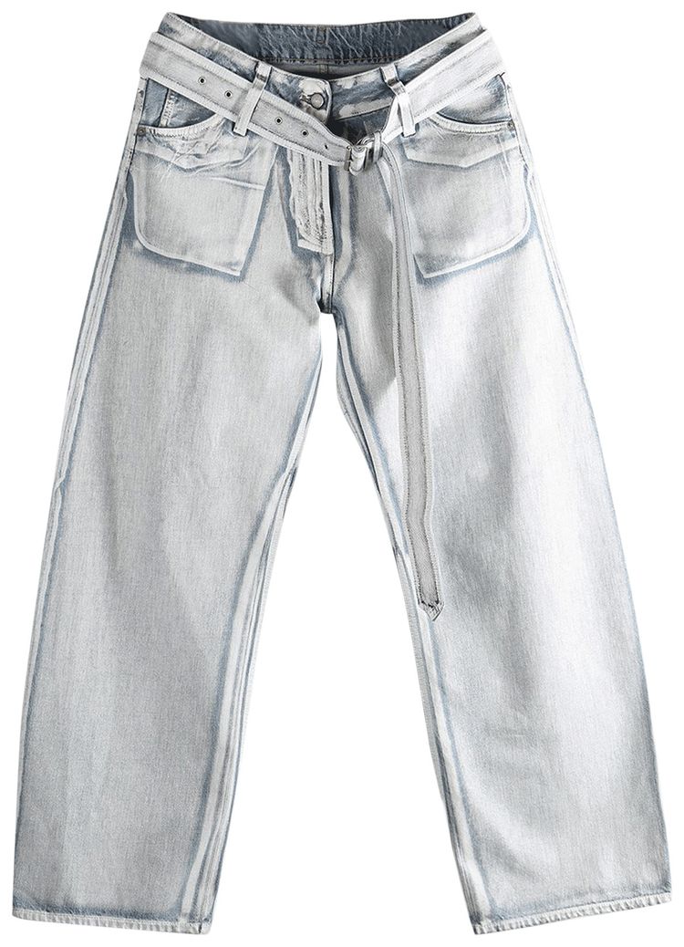 Acne Studios Casual Jeans BlueWhite
