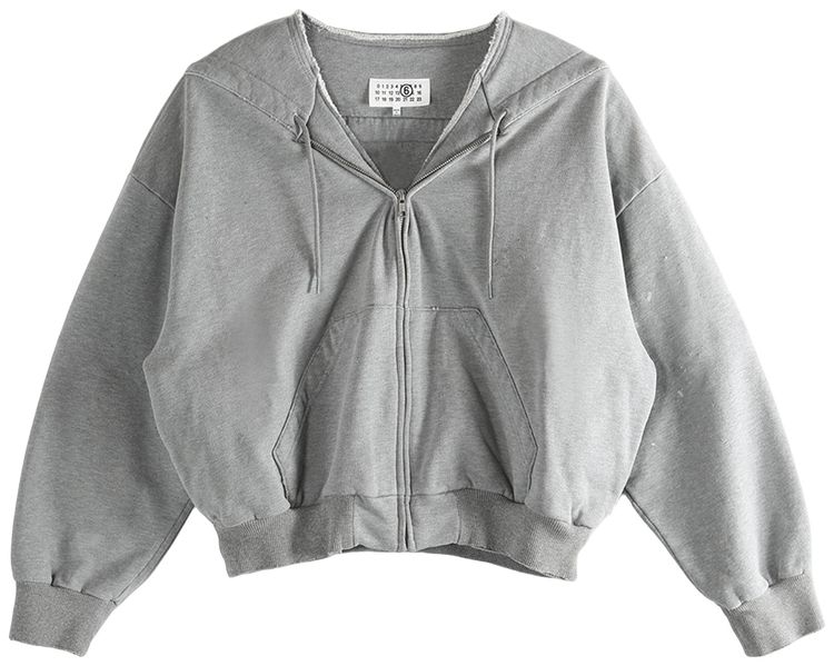 MM6 Maison Margiela Sweat Jacket Grey Melange
