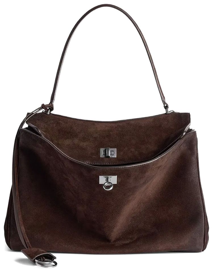 Balenciaga Medium Rodeo Top Handle Bag Light Espresso