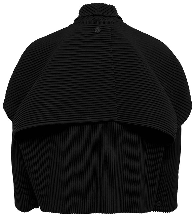 Homme Plisse Issey Miyake Cover And Fold Blouson Black
