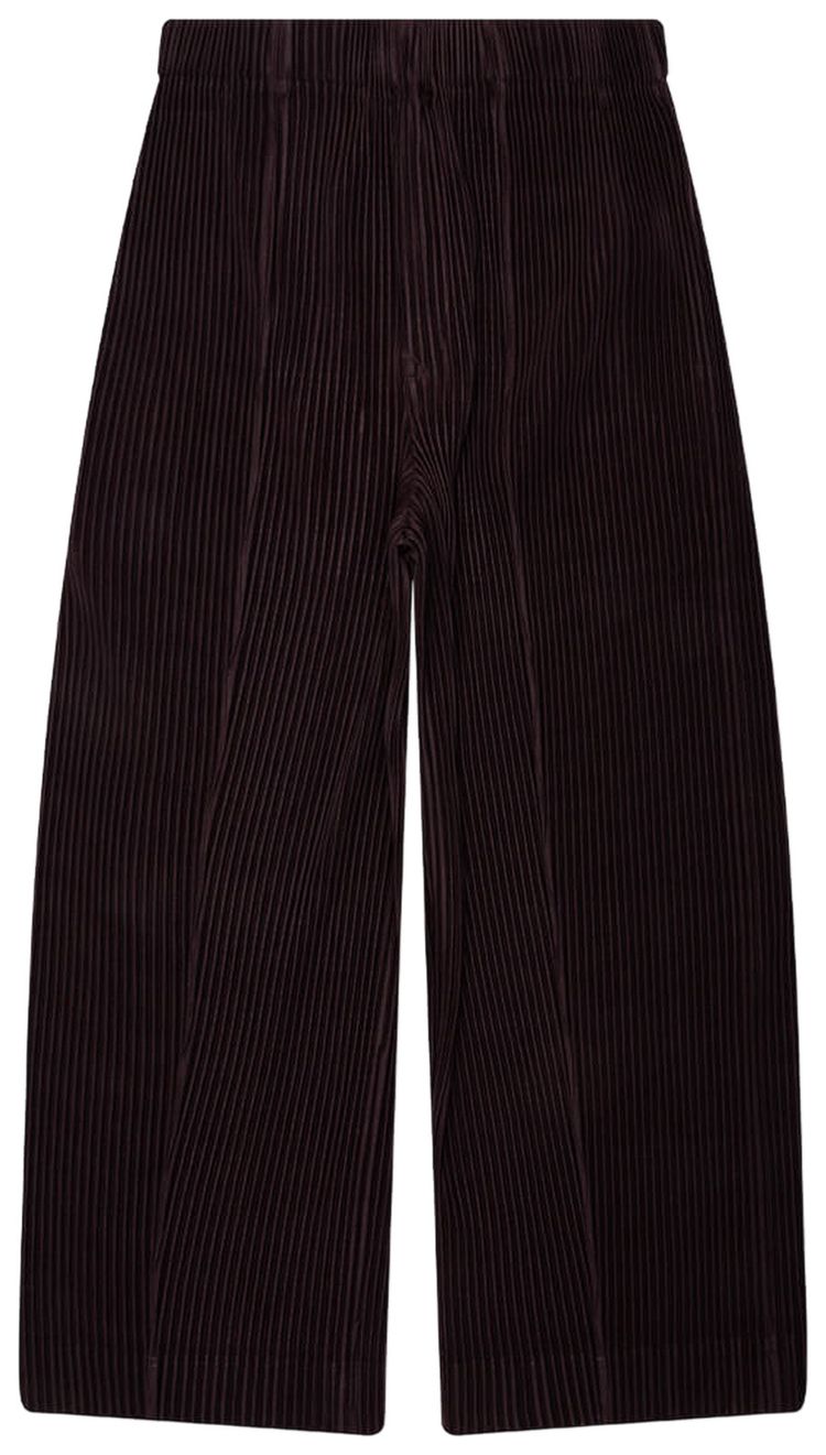 Homme Plisse Issey Miyake Monthly Colors January Pants Eggplant Black