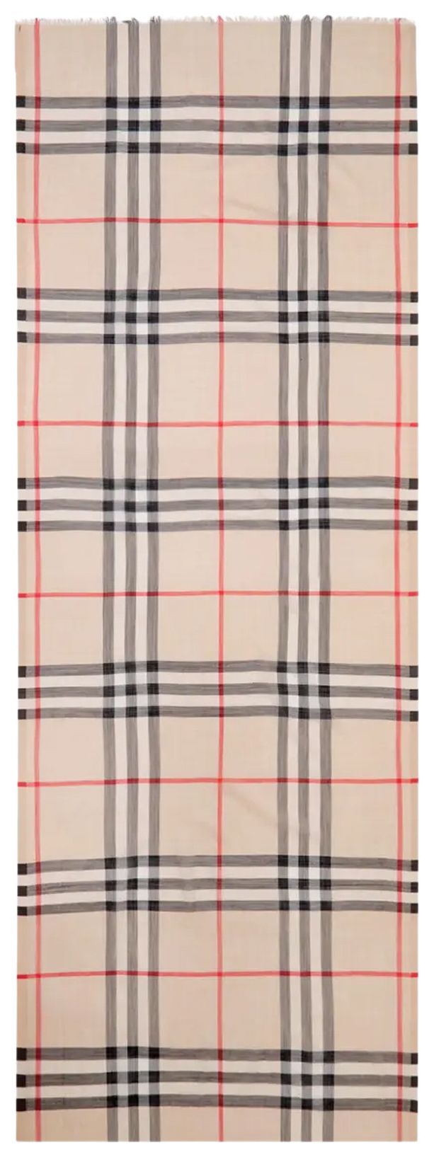 Burberry MU Gentleman Check Scarf Stone Check