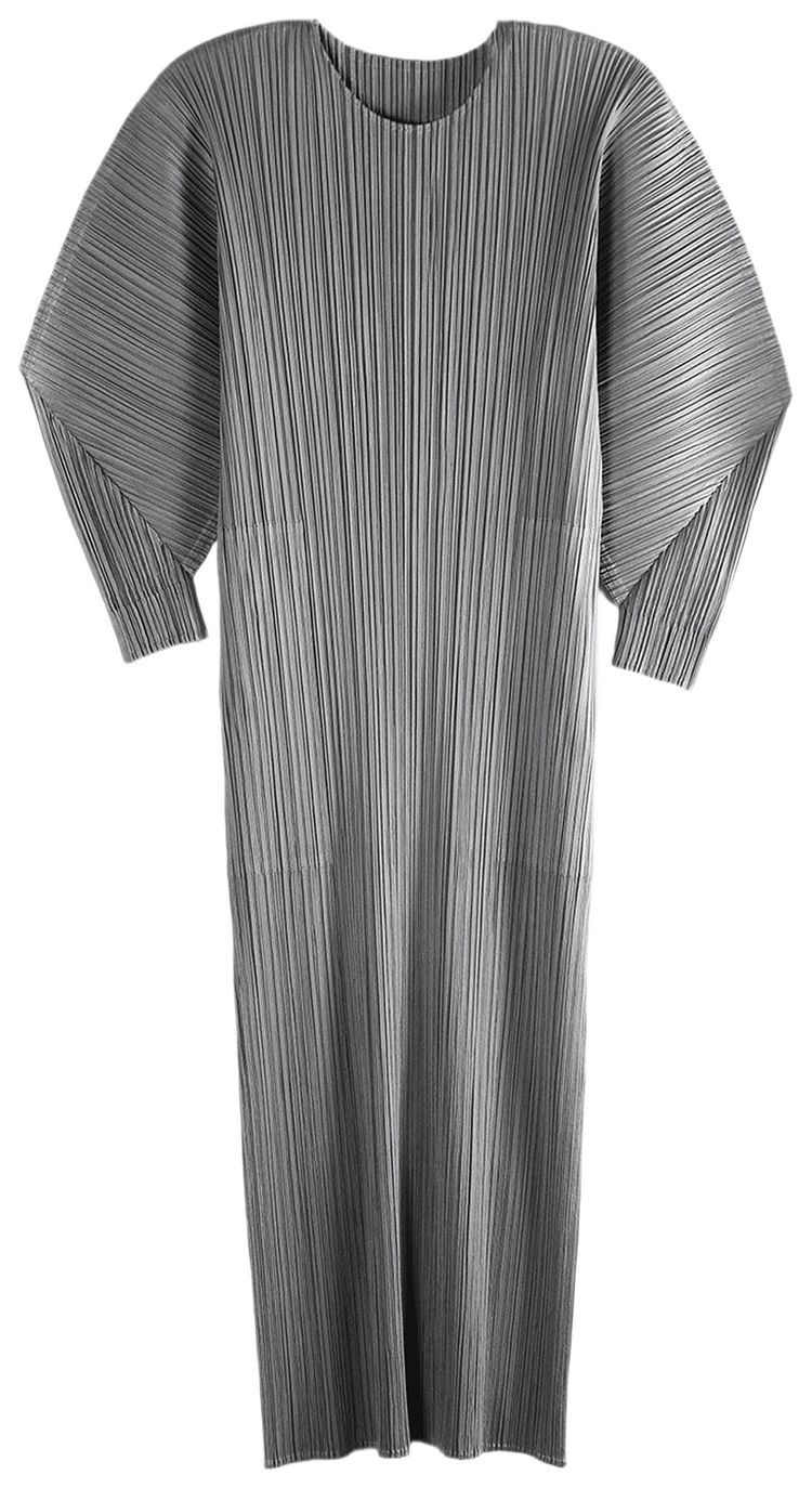 Pleats Please Issey Miyake Skyline Dress Grey
