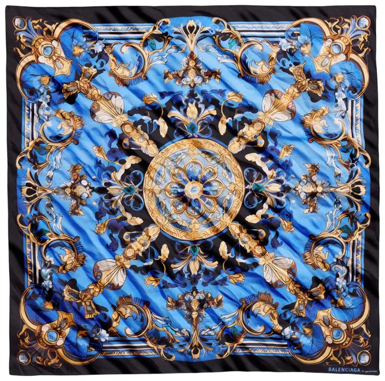 Balenciaga AI Scarf Royal Gold