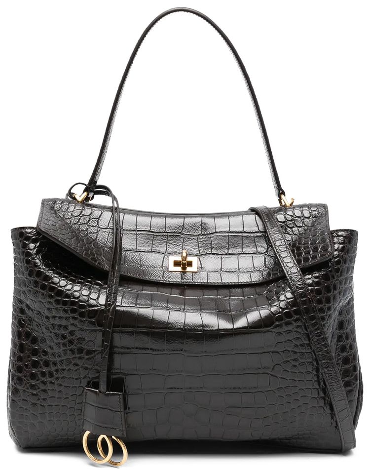 Balenciaga Medium Rodeo Top Handle Bag Espresso