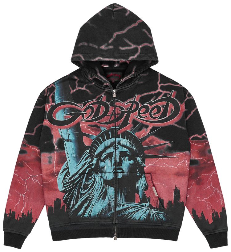 Godspeed Voltage Zip Hoodie V2 Red