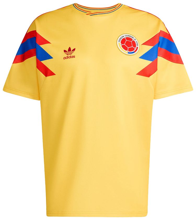 adidas Colombia Away Jersey 1990 Bold Gold