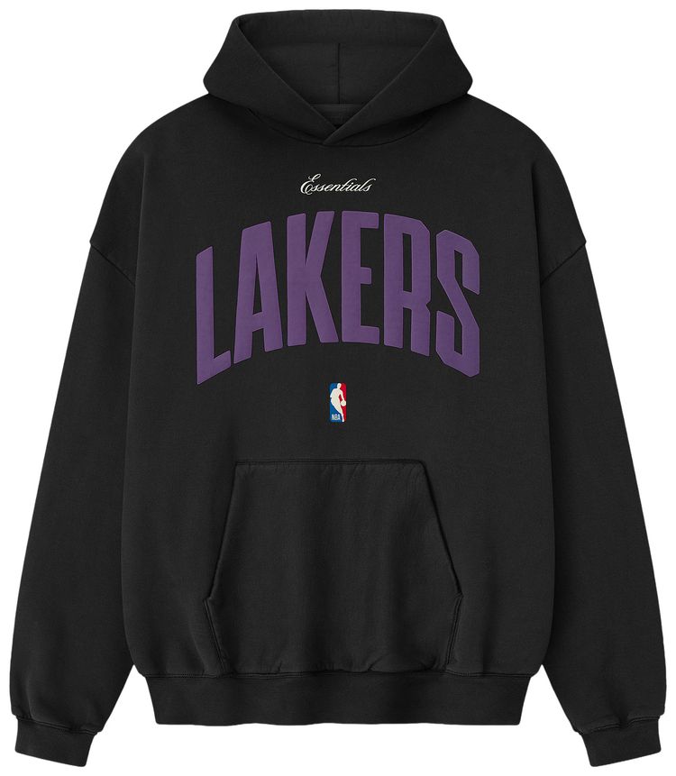 Fear of God Essentials Lakers 90s Hoodie Black