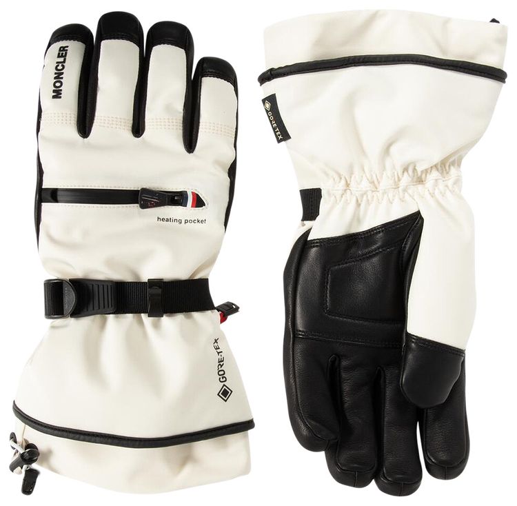 Moncler Grenoble Gloves CreamBlack
