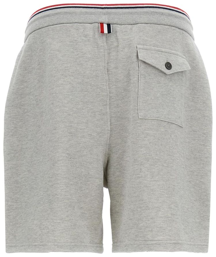 Thom Browne Pique Loopback Sweatshorts Light Grey