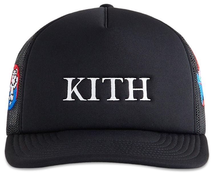 Kith For Olympics Heritage Poly Foam Nolan Trucker Hat Black
