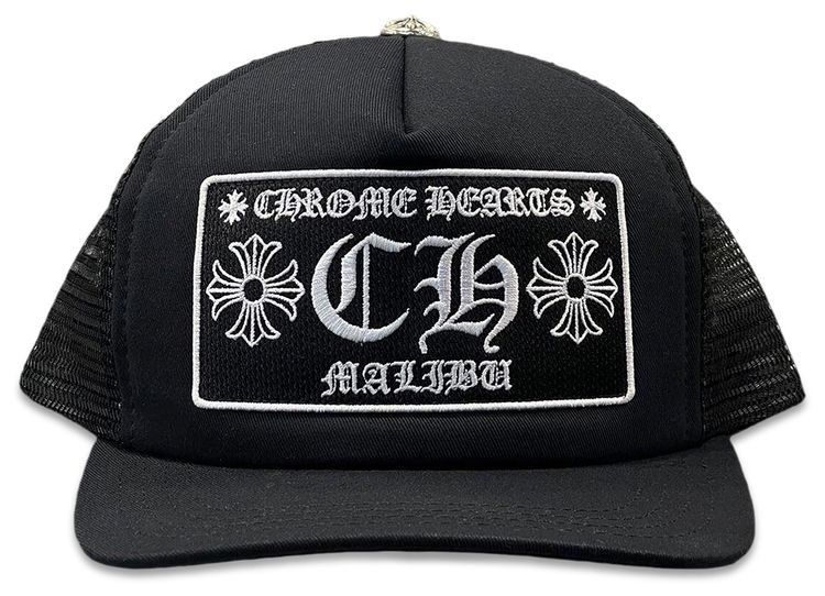 Chrome Hearts Malibu Trucker Hat Black