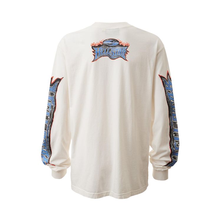 Hellstar Moto Long Sleeve White