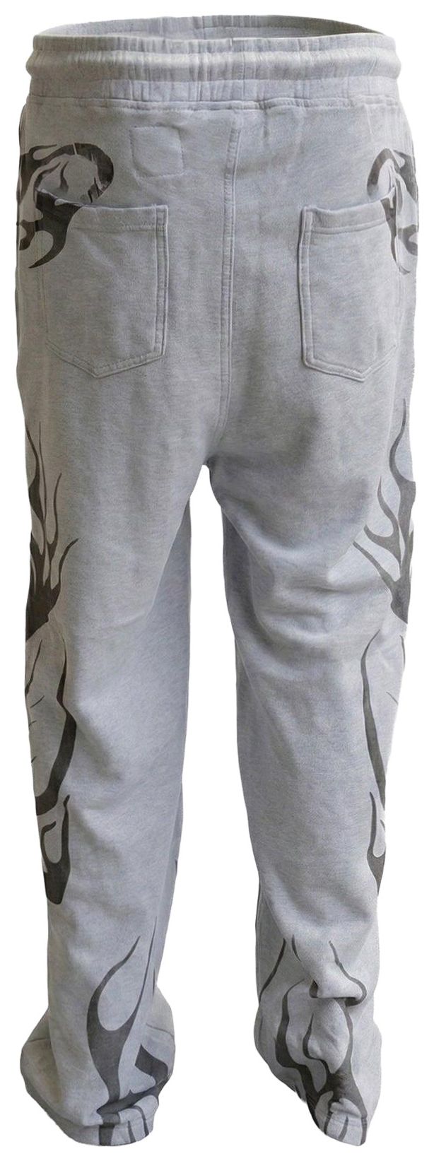Hellstar Tribal Flame Sweatpants Grey