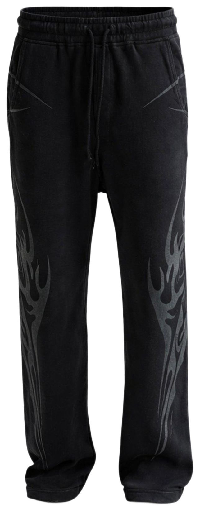 Hellstar Tribal Flame Sweatpants Black
