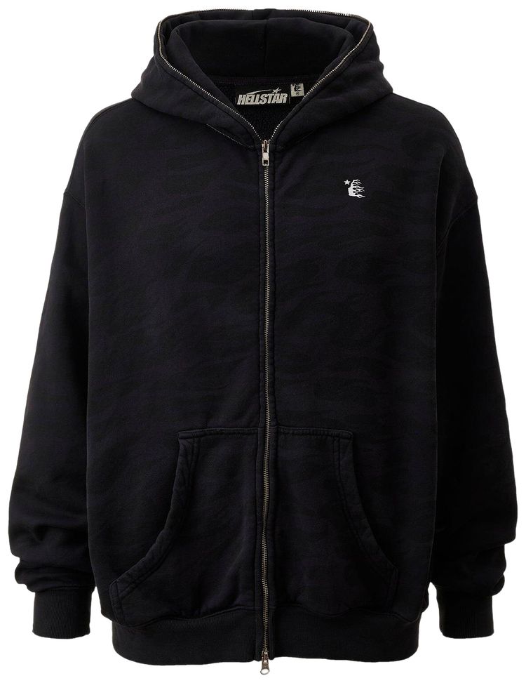 Hellstar Overdye Cheetah Zip Up Purple