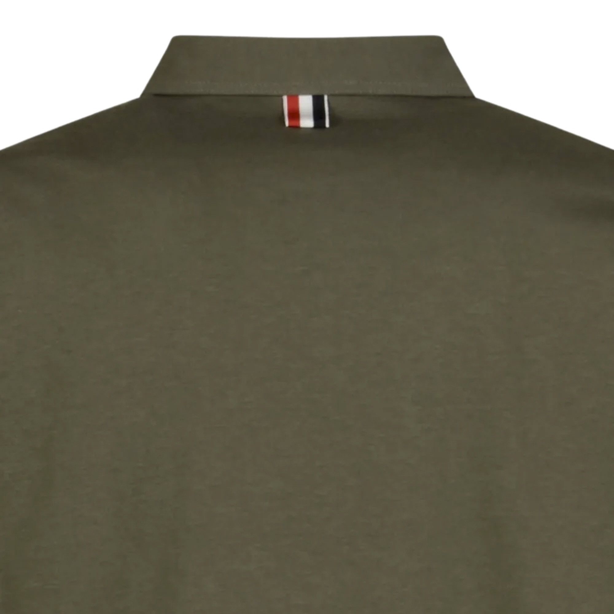 Buy Thom Browne Oversized Long-Sleeve Polo 'Dark Green' - MJP231E