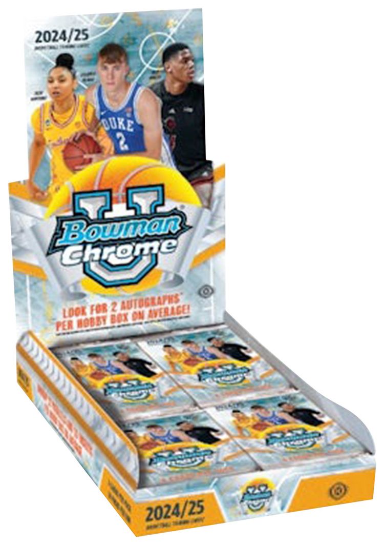 2024 25 Bowman Chrome University Basketball Hobby Box