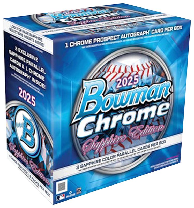 2025 Bowman Chrome Sapphire Baseball Hobby Box