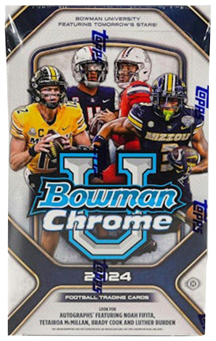 2024 Bowman Chrome University Football Hobby Box