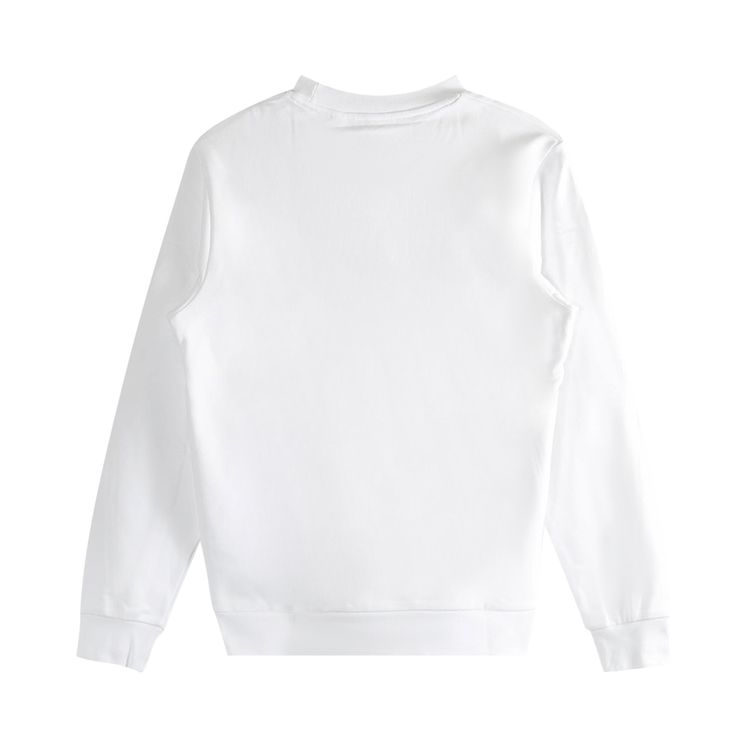 Lacoste Classic Fit Cotton Fleece Sweatshirt White