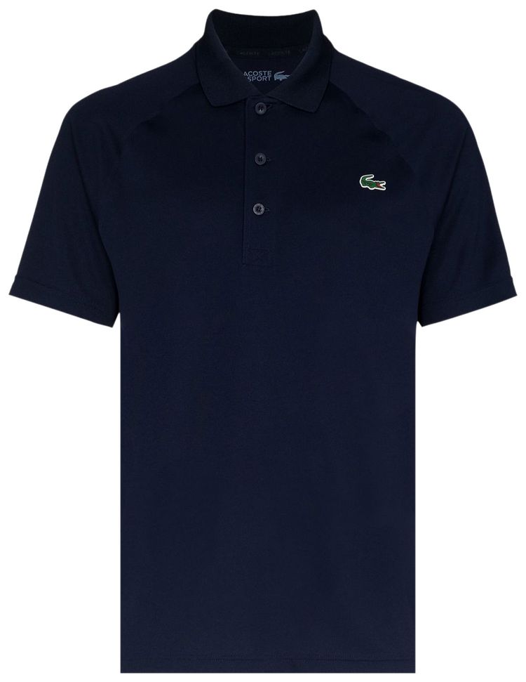 Lacoste Short Sleeve Ultra Dry Golf Polo Navy Blue