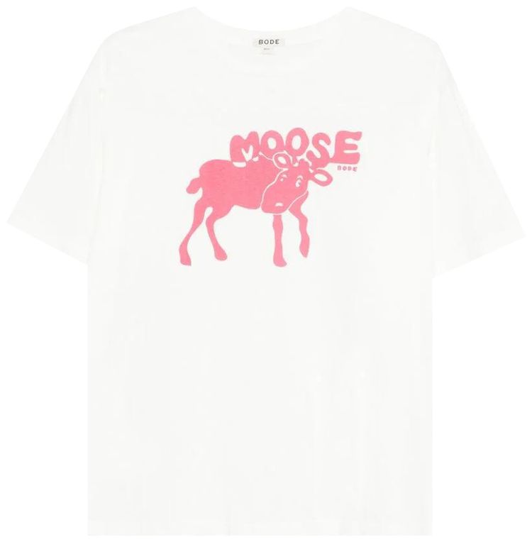 Bode Antlers Tee Cream