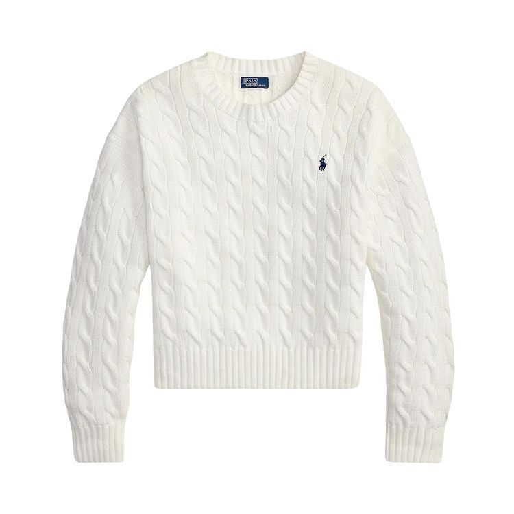 Polo Ralph Lauren Crew Pullover Sweater White
