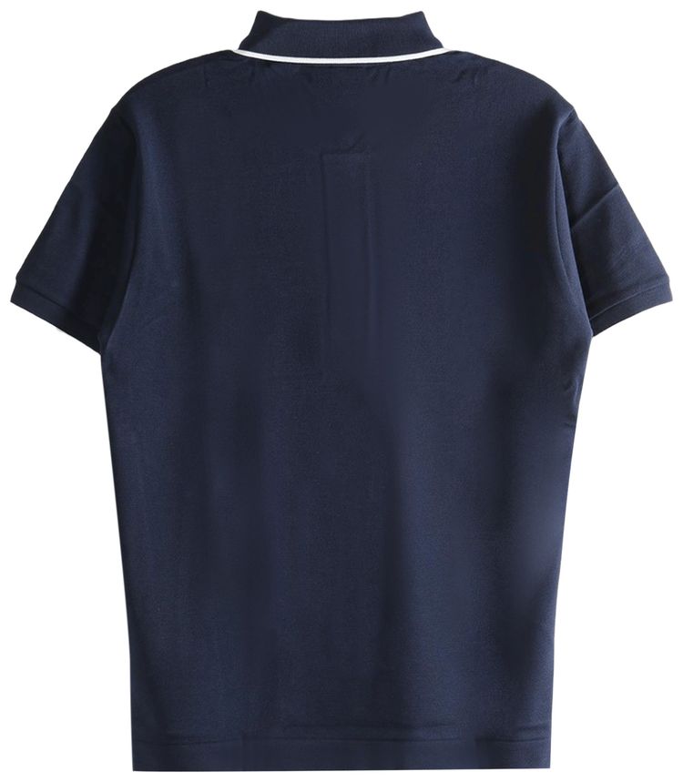 Lacoste Classic Fit L1212 Pocket Detail Polo Navy BlueFlour