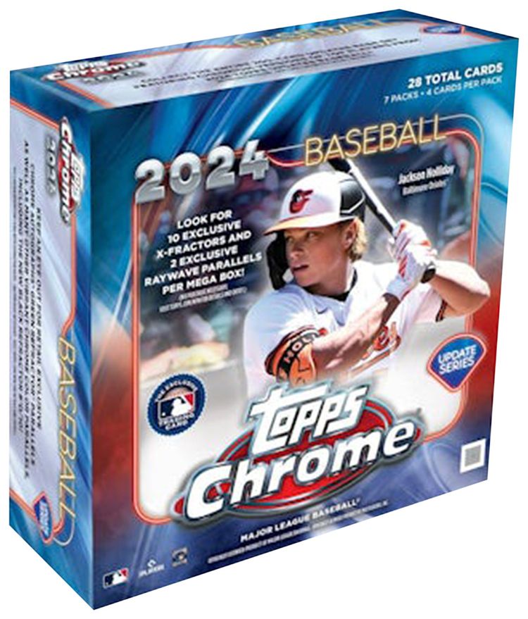 2024 Topps Chrome Update Series Baseball Mega Box