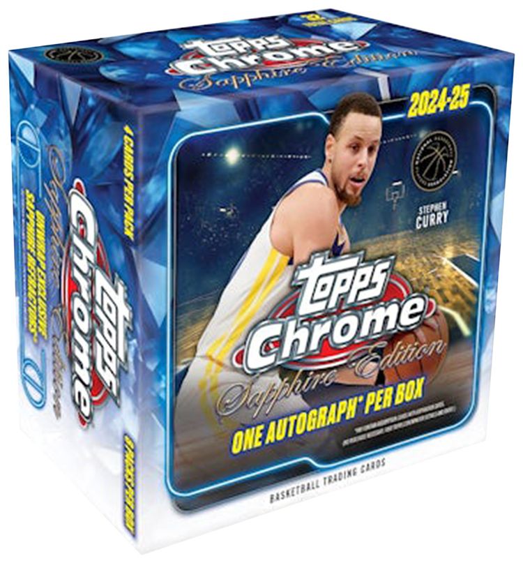 2024 25 Topps Chrome Basketball Sapphire Edition Hobby Box