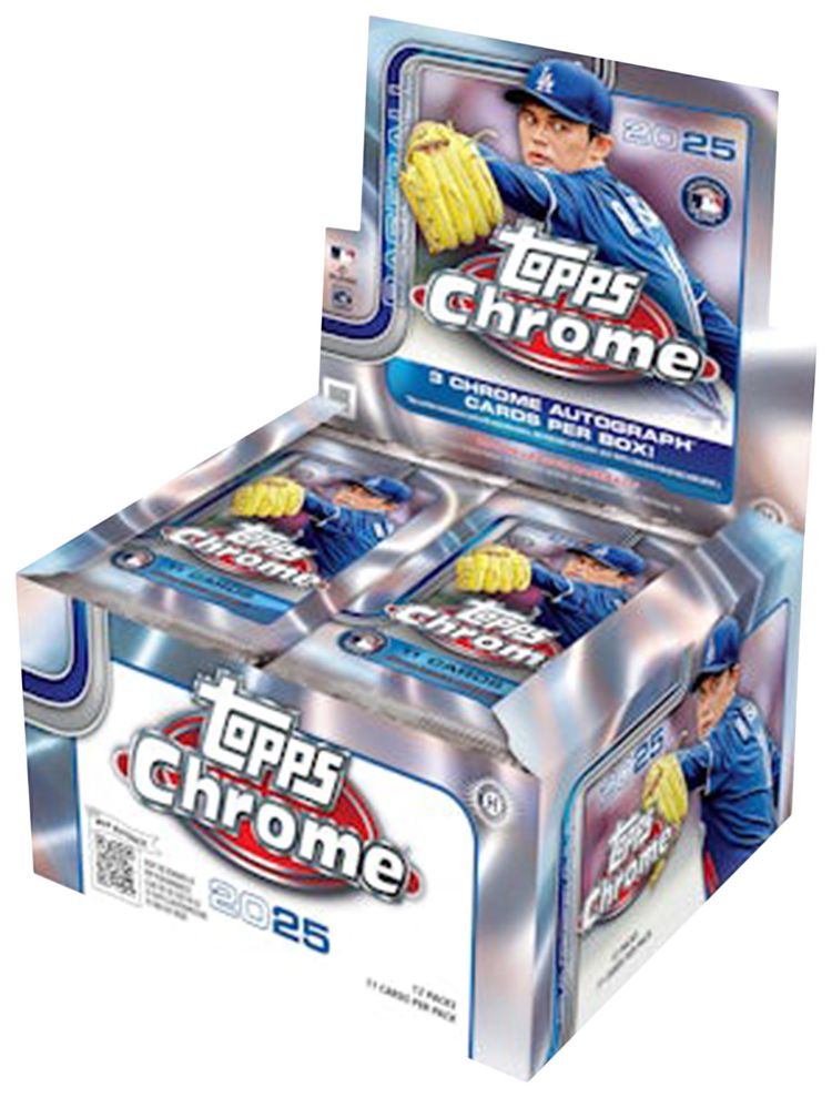 2025 Topps Chrome Baseball Hobby Jumbo Box