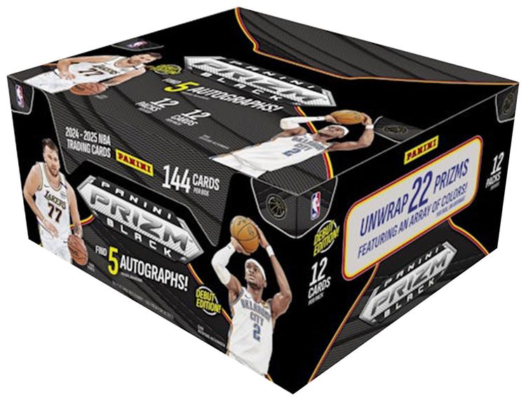 2024 25 Panini Prizm Black Basketball Hobby Box